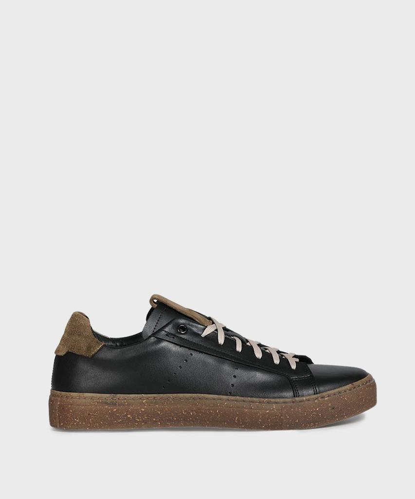 Panicale Black Napa Leather Sneakers