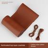 Steering Wheel Cover Leather Hand Sewing Men's and Women's Four Seasons Universal Volkswagen Leather Cover First Layer Cowhide Non-Slip Handle Cover