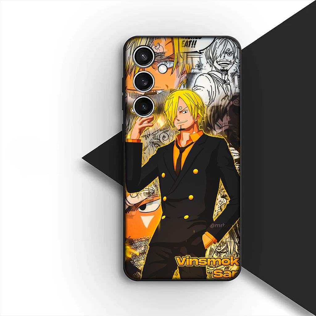 Cover for Samsung Galaxy S24 S25 S23 FE Ultra Plus S7 Edge S25+ S23+ A56 5G Phone Case Roronoa Zoro Sanji One Luffy Pieces