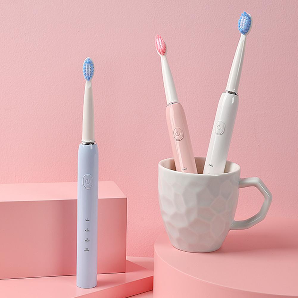 Portable Sonic Electric Toothbrush for Adults IPX7 Waterproof Toothbrushes High Frequency Health Oral Care Compact Travel Design