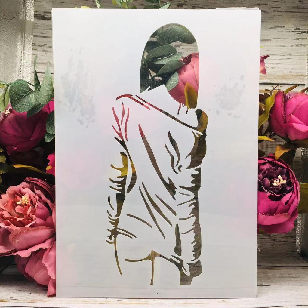 A4 29 см модные многослойные трафареты для девочек «сделай сам», настенная живопись, раскраска для скрапбукинга, тиснение, декоративный шаблон для альбома