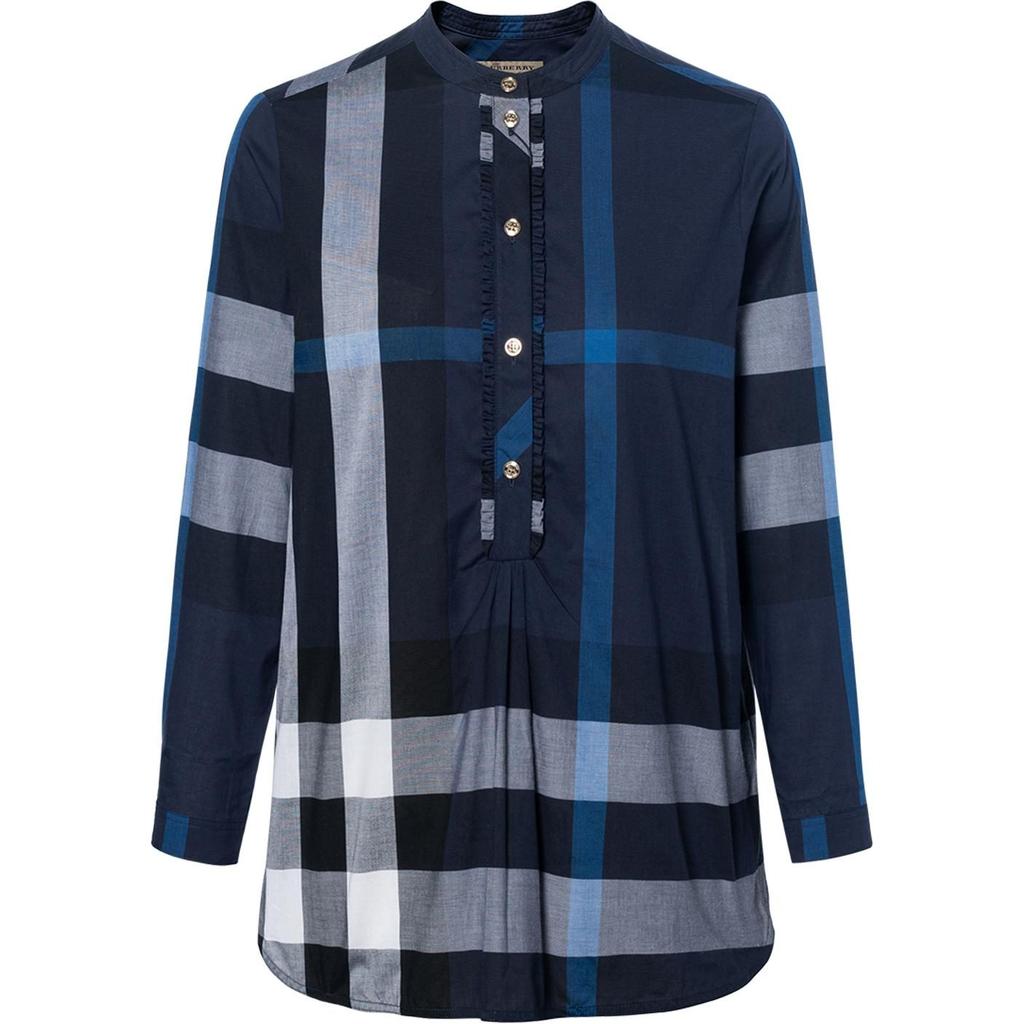 Burberry Рубашки Женские Синие Средние 40178131