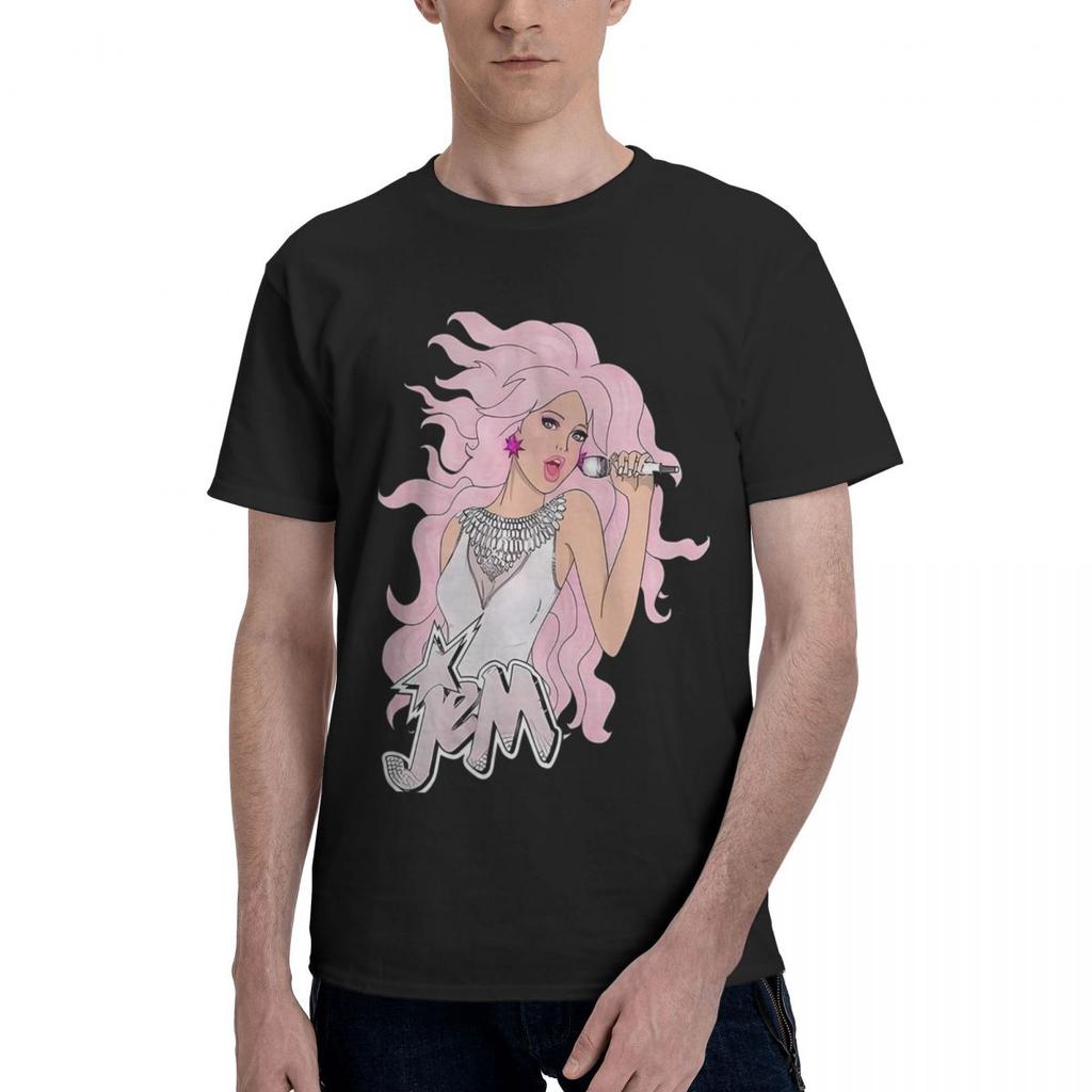 Dazzling Diamonds Jem And The Holograms 100 Cotton Casual Breathable Confortable T Shirt Short Sleeve TShirt T Shirt Men