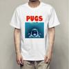 Летние футболки Bago Dog Rock Pug Rock из хлопка с принтом, свободные, с круглым вырезом и коротким рукавом, мужские