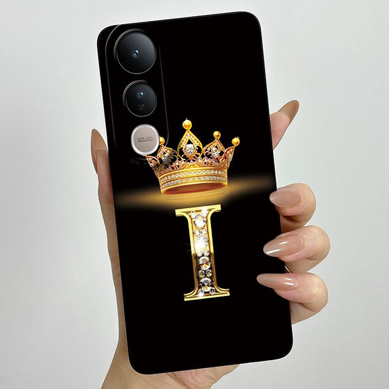 Для Vivo V50 Lite 5G Чехол Роскошные Буквы Пара Силиконовые Мягкие Чехлы Для Телефона Для Vivo V50 V50Lite 5G Защита Камеры Задняя Крышка