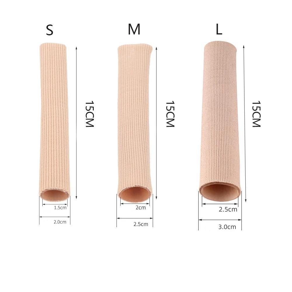 Тканевые подушечки для пальцев ног, тканевые тубусы для пальцев ног, тканевые защитные накладки для пальцев от мозолей, волдырей, натоптышей, молоткообразных пальцев и пальцев ног, средства для ухода за ногами