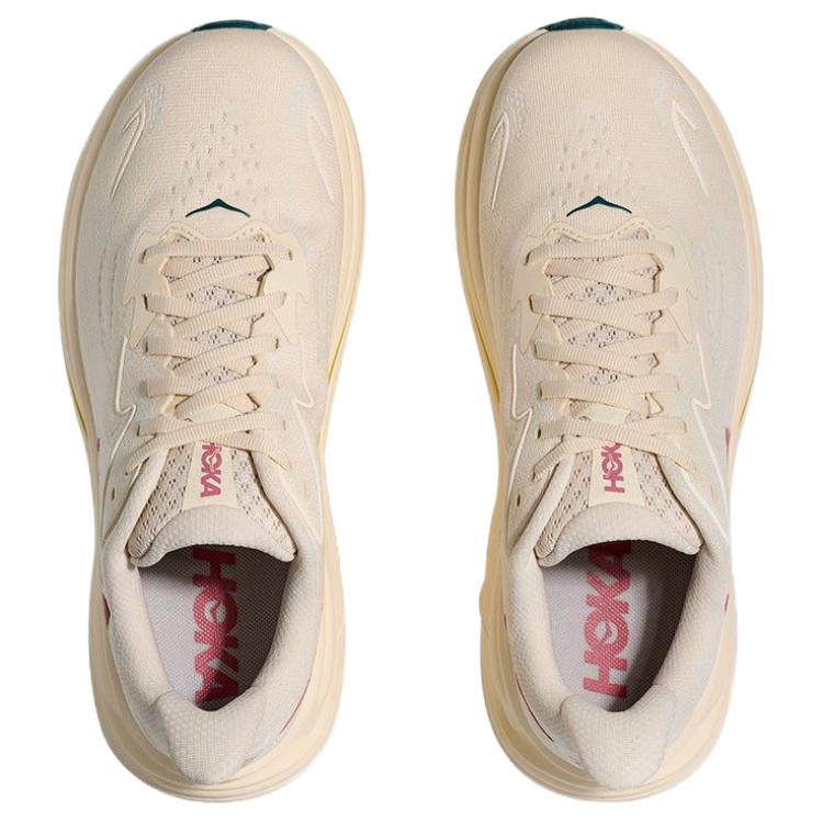 HOKA One One CLIFTON 10 Нескользящие и дышащие поддерживающие кроссовки для бега Женские Светло-коричневые 1162050-BHLB