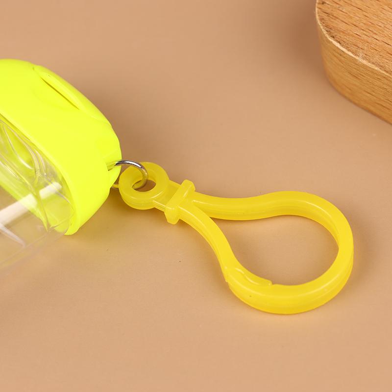 30 мл Портативные многоразовые флаконы с крючком, контейнер для дезинфицирующего средства для рук, спирта, косметики, уличный мини-контейнер-дозатор для мыла