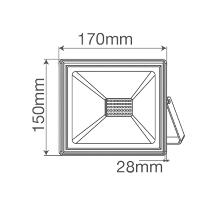 Projecteur LED INDUS 30W IP65 6000K