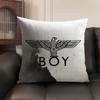 Brand BBOY LONDON Cushion Cover Natural Linen Organic Fabric DoubleSided Printing Sofa Home Decor Breathable Environmentally