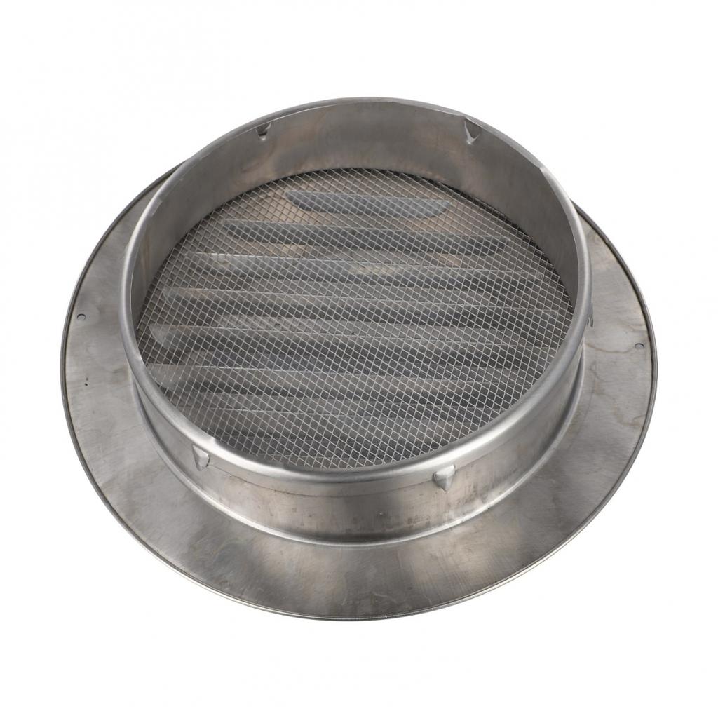 Крышка решетки воздухозаборника Защита от насекомых Круглая Серебряная
