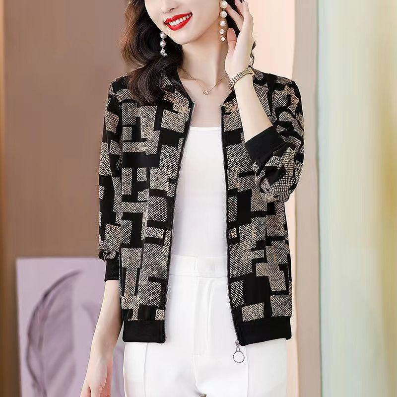 Модная женская бейсбольная куртка – Короткое весеннее/осеннее/зимнее пальто 2025, Маленький размер, Красивый ветрозащитный плащ для мам