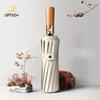 Automatic Storm-resistant Large Anti UPF50+ Umbrella Sun Rain Folding Dual-purpose Business Umbrella