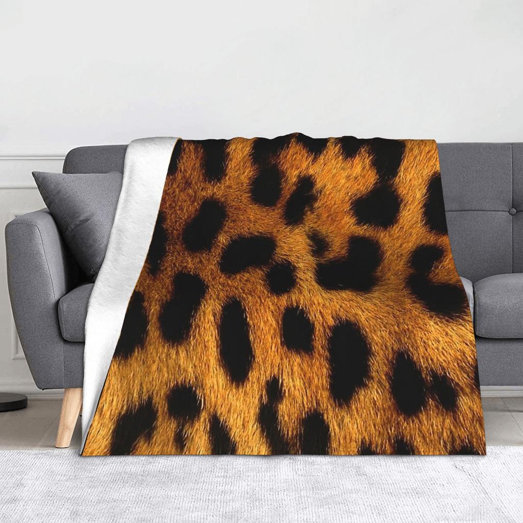 Черно-белый плед с рисунком снежного барса, флисовый, осенний, многофункциональный, мягкий, для дивана, кровати