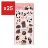 Pine Create Puffy Deco Sticker Sheet - Character Series