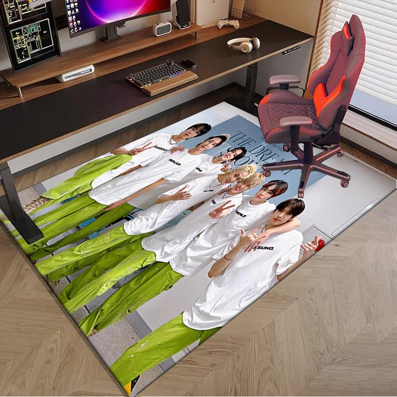 Seven-teen Group Carpet, Chair Rug,Rug for Office Bedroom living rooms, Doormat decor Fan Gift Christmas Gift