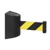 Crowd Control Wall Barrier, Mounted Belt Fixed Mount, Retractable Barrier