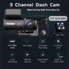3 Channel WIFI Dash Cam HD 1080P Car Dvr Interior Vehicle Three Way Camera Mini DVRs Recorder Video Registrator Dashcam Camcord