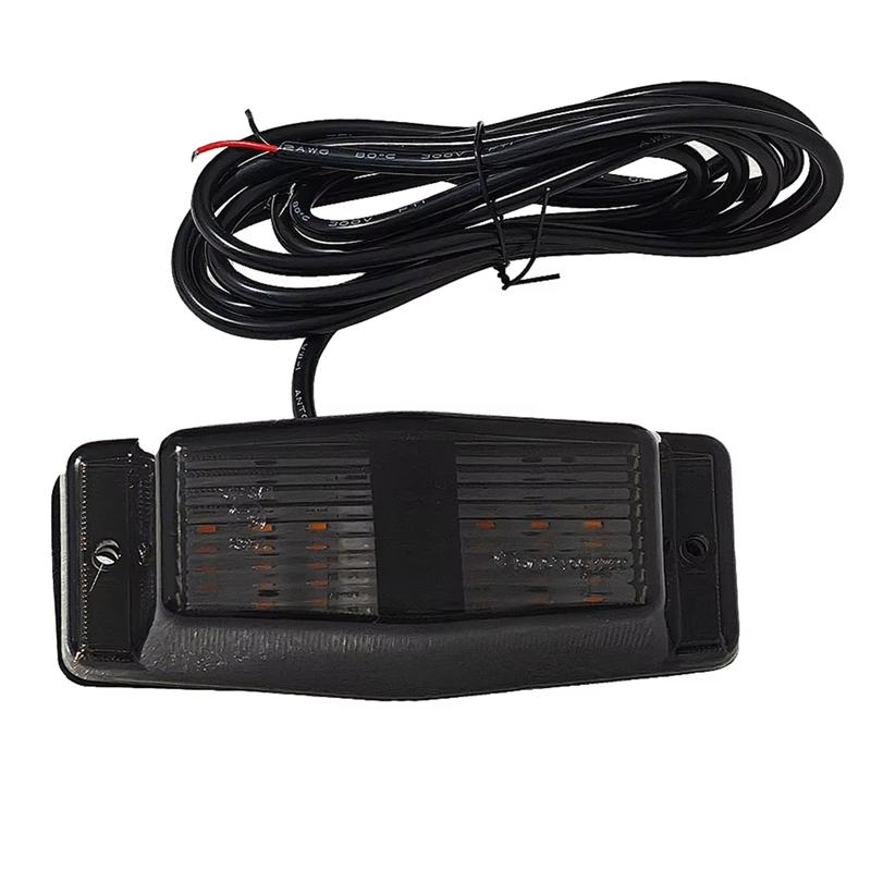 4 шт. Дымчато-белый Передний свет решетки радиатора Светодиодный габаритный фонарь Для Scania Volvo Man Benz Грузовик Грузовик Двойной гонщик Указатель поворота-A87Q