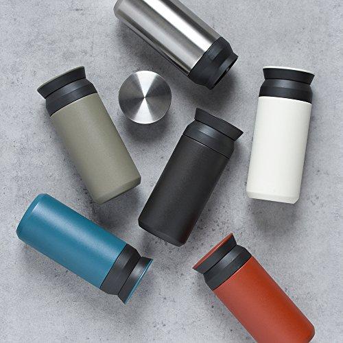 KINTO Travel Tumbler 500ml White, Double-Walled Vacuum Insulation, Keeps Drinks Hot or Cold (20942)
