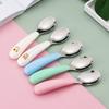 Набор столовых приборов для кормления детей, детская посуда из нержавеющей стали, столовые приборы для малышей, мультяшная детская еда, ложка, вилка