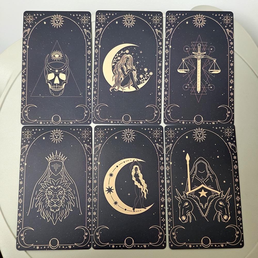 10,3*6 см Карты значений Таро 78 шт. Карты схематичные традиционные изображения и на другой стороне значения ключевых слов