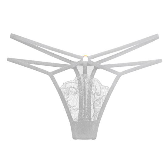 G-string Lace Embroidery Underwear Spaghetti Strap Lady Panties for Daily Wear