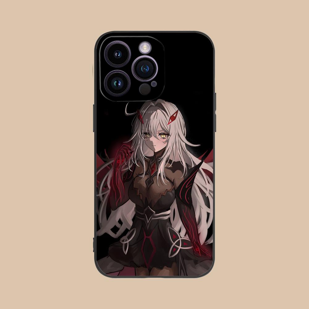 Чехол для телефона Genshin Impact Ronova для iPhone 17 16 15 14 13 12 11 X XR XS 8 7 Air Pro Max Plus Mini Цветной чехол Красивый чехол