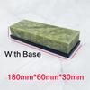 Natural Green Agate Sharpening Stone Whetstone Fine Grinding Polishing Shaved Bar Kitchen Knife Sharpener Honing Tool10000 Grit