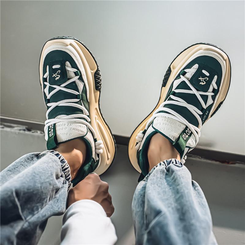 Мужские кроссовки для бега, дышащие мужские спортивные кроссовки, удобная повседневная прогулочная обувь на шнуровке, спортивная тренировочная обувь