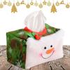 Decorative Christmas Tissue Paper Holder Non-woven Fabric Toilet Paper Storage Box Cover  Kids