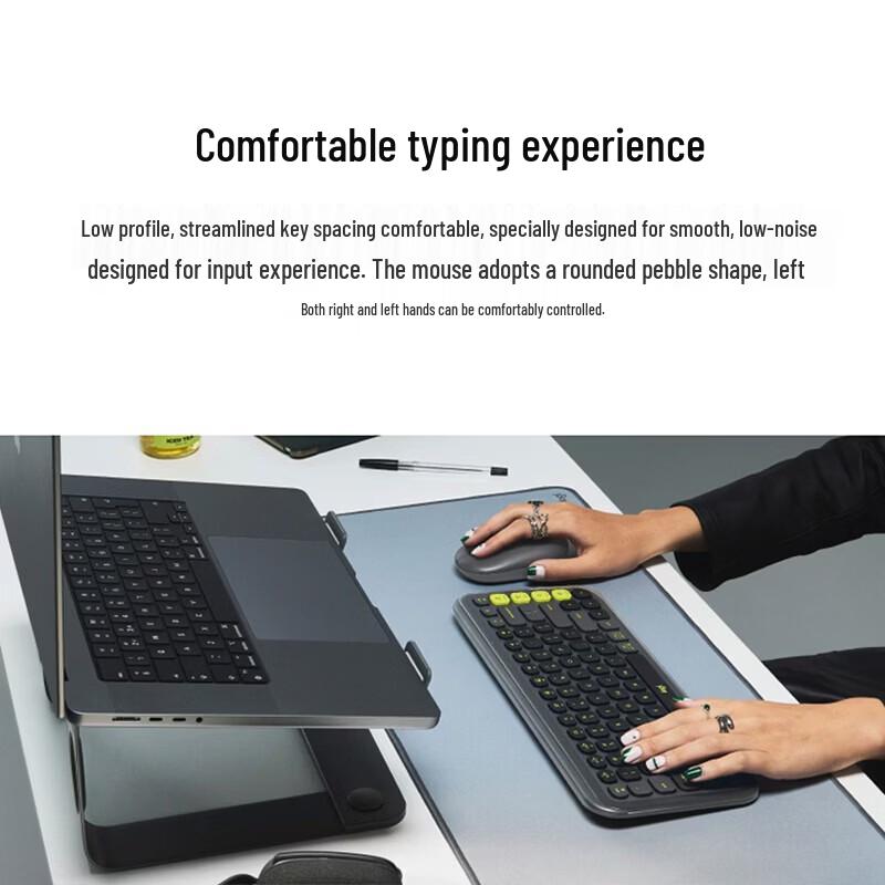 Logitech POP ICON COMBO Улучшенный беспроводной комплект: клавиатура и мышь
