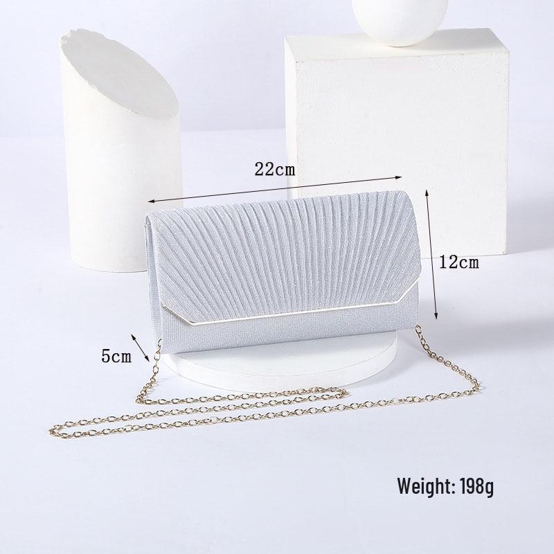 Вечерний клатч с блестками и стразами: Элегантная квадратная сумка кроссбоди