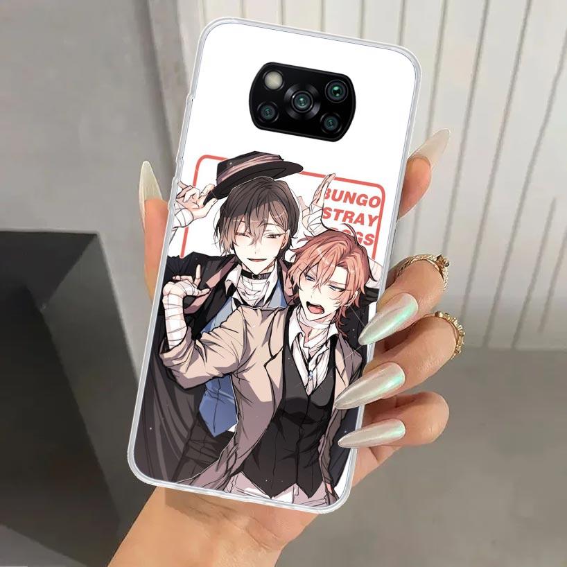 Чехол для телефона Bungo Stray Dogs Double Black для Xiaomi Poco X7 X6 X5 X4 X3 Nfc F7 Ultra F6 F5 Pro F4 GT F3 M6 M5S M4 M3 Мягкая печать