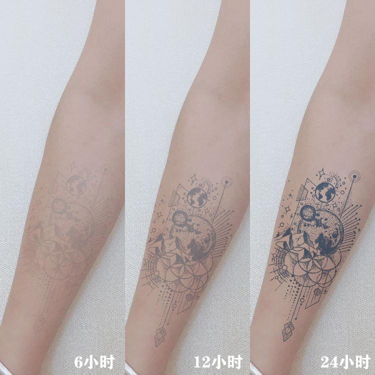 No Reflection, No Gradual Change, Xinyao Herbal Waterproof Tattoo Sticker, Male And Female Simulation Fixed Paper Sticker