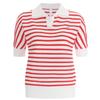 Shop   Women Semi Crop Golf Collar ShorT Sleeve T shirT Green Lb Wsh 429