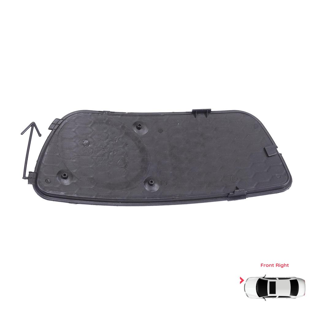 BSP1188-2 Рамка решетки противотуманных фар переднего бампера без отверстий правая для Fiat Palio Siena 1 178 2007-2016 Albea 2002-2012 51703144