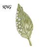 Metal Clothing Accessories Faux Pearl Leaf Brooch for Women, Vintage Plants Theme Lapel Accessory Pin, Nature Inspired Jewelry Wedding Party Prom Coat