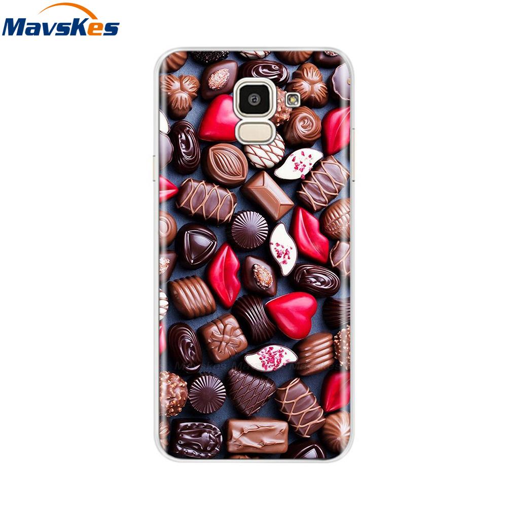 Чехол для Samsung Galaxy J6 2018 Мягкая задняя крышка из ТПУ-силикона sДля Coque Fundas Samsung J6 2018 J6 Plus 2018 Мягкие чехлы для телефона