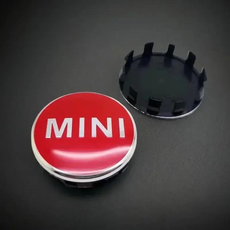 AWROY1 4PCS-56mm for BMW MINI works S One Countryman F54 F55 F56 F57 F60 Car emblem Wheel Center Hub Cap wheel Badge covers