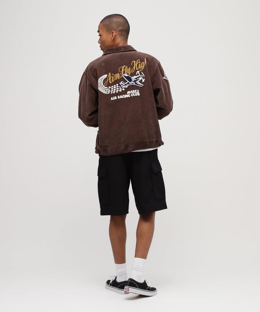 AVIREX A.A.R.C CORDUROY SWING TOP 783-5252019 2XL brown