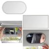 Dual Purpose Auto Sun Visor Mirror HD Car Makeup Mirror Stainless Steel Car Mirror  for Driving