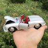 AABKO1 WELLY 1:24 Porsche 356 No.1 Roadster Alloy Car Diecasts & Toy Vehicles Car Model Miniature Scale Model Car Toy For Children