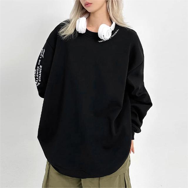 Li Ning Sports Lifestyle Series Letter Print Флисовый теплый свободный свитер-свитшот унисекс-свитшот AWDTB37-5