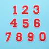 40pcs Cotton Embroidered Patches Numebrs Numbers 0-9 Applique  for Repairing Clothes