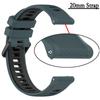 Silicone Strap 20mm For Garmin Venu SQ2 | Venu 2Plus | Vivoactive 3/3t/3M/5 | Forerunner 245/645 Strap Bracelet Accessories