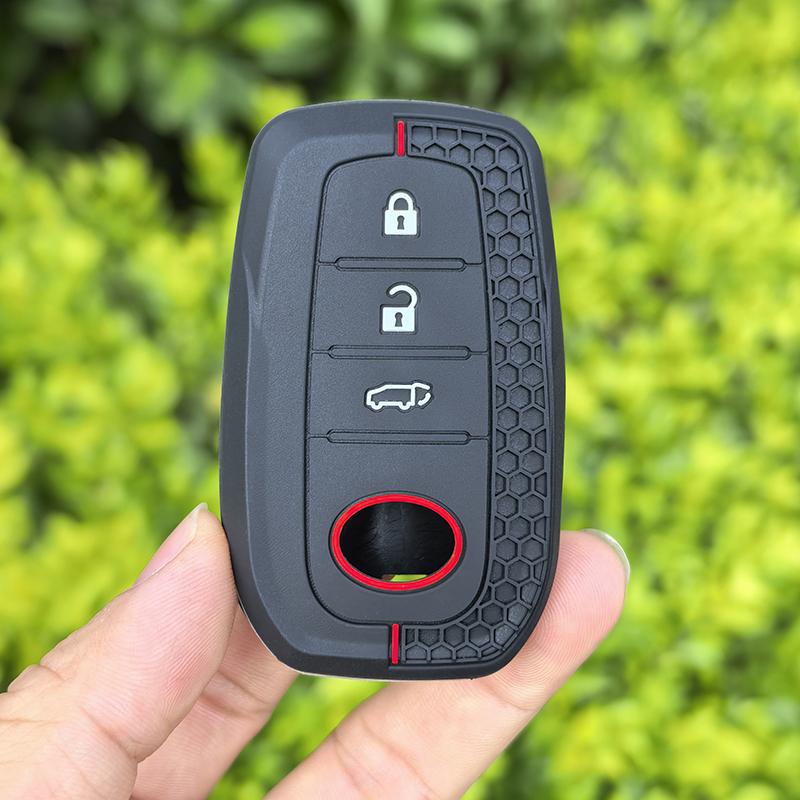 Силиконовый чехол для автомобильного ключа для Toyota CHR Hilux Fortuner Land Cruiser 200 Camry Corolla Crown RAV4 Highland Аксессуары