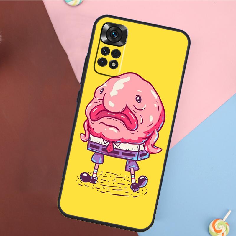 Милый чехол-рыба-капля для Xiaomi Redmi Note 13 Pro 14 12 11 9 10 9S 10S 11S 12S Redmi 10C 12C 13C 14C