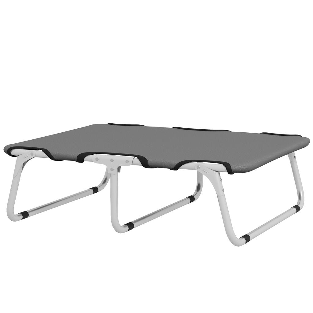 Dog Bed, Foldable, Sturdy & Comfortable, up to 10kg, 71x58x20cm, Grey