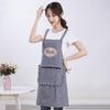 Хлопковый комбинезон без рукавов Маслостойкий шеф-поварский фартук Новый кухонный фартук Домашняя кулинария